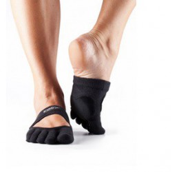Chaussettes de danse Relevé noir avec orteils
