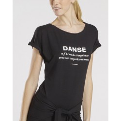 T-shirt Danse met korte mouwen