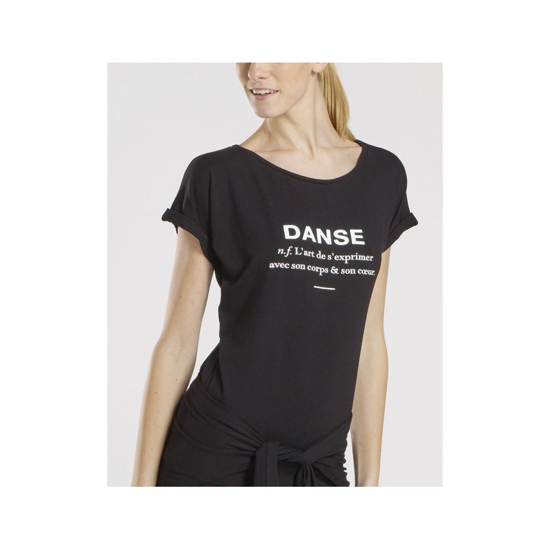 T-shirt Danse avec manches courtes
