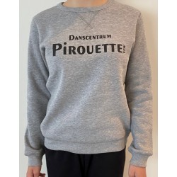Pullover gris adults Pirouette